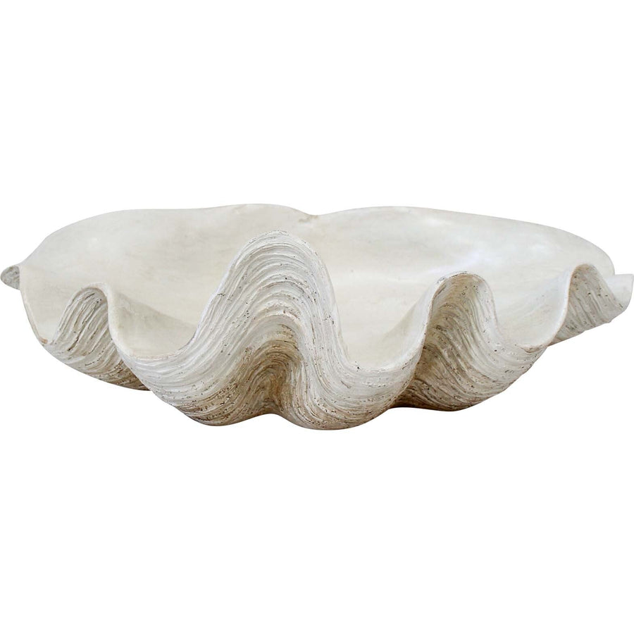 White Clam Shell Coastal Décor – 29.5cm - My Coastal Collection