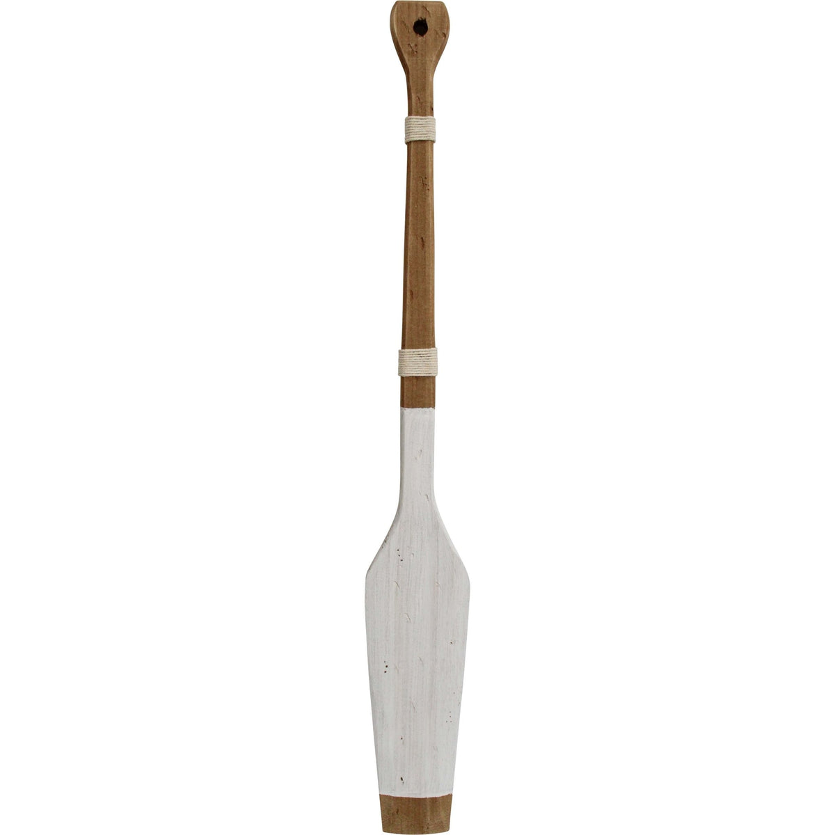 White & Timber Coastal Nautical Reclaimed Wood Decorative Oar – 90cm - My Coastal Collection